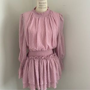 Women’s Pink frilly dress
